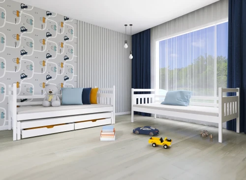 SEWERYN 80x170 grafiet stapelbed Lano Meubels