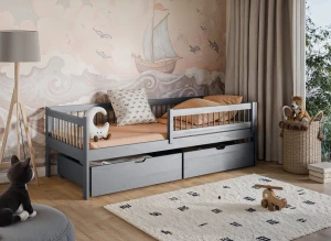 EDI 90x190 grijs eenpersoons kinderbed Lano Meubels