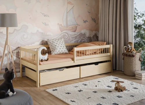 EDI 90x190 grenen eenpersoons kinderbed Lano Meubels