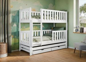 LEA 80x190 wit stapelbed Lano Meubels