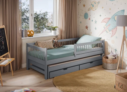 SOFTI 90x190 grijs kinderbed Lano Meubels