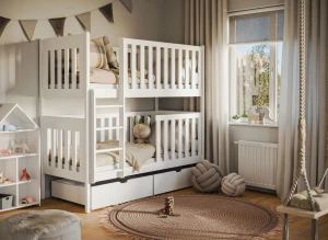 DAWID 80x190 wit stapelbed Lano Meubels