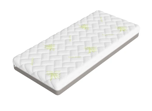 FITTED 120x200 medium stevig 13 cm aloë met visco schuim matras Lano Meubels