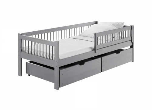 EDI 90x190 grijs eenpersoons kinderbed Lano Meubels