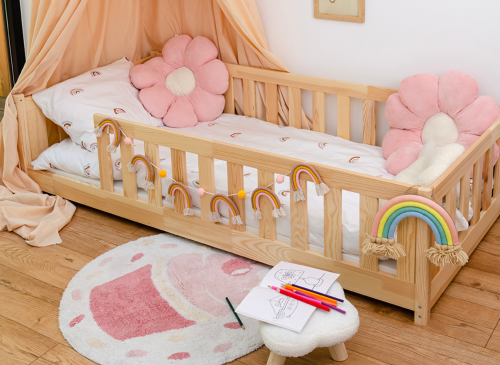 BELLA 90x190 grenen Montessori vloerbed voor kinderen Lano Meubels