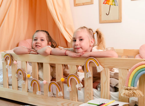 BELLA 90x190 grenen Montessori vloerbed voor kinderen Lano Meubels