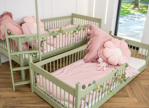 BOSTON 80x180 olijf stapelbed Lano Meubels