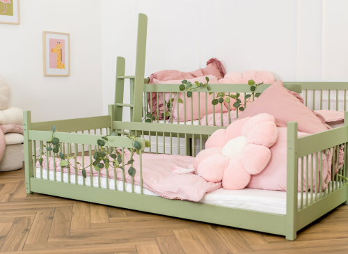 BOSTON 80x180 olijf stapelbed Lano Meubels