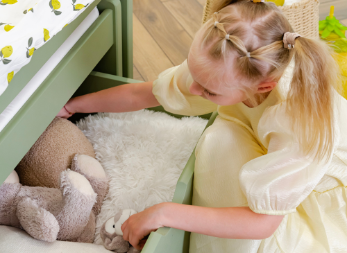 SENSO 80x160 olijf uitschuifbaar tweepersoonsbed Lano Meubels