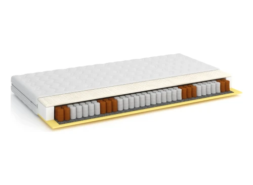 OLI 70x150 middelhard 18 cm pocketveringmatras met latex- en visco-inleg Lano Meubels