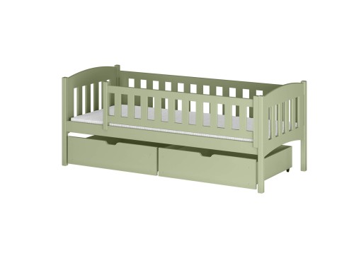 GUCIO 80x200 olijf eenpersoons kinderbed Lano Meubels