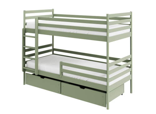 GUSTO 80x180 olijf stapelbed Lano Meubels