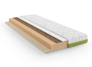 MISTY 80x185 half-hard 13 cm matras van schuim met kokos- en latexlaag Lano Meubels