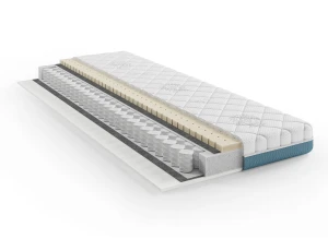 BLOOM 90x170 half-hard 13 cm matras met pocketveren Latex Lano Meubels