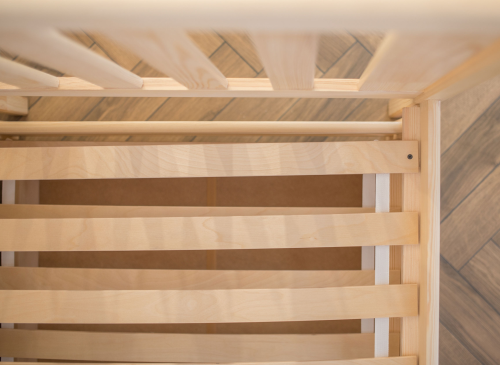 TYTUS 90x200 grenen uitschuifbaar tipi tweepersoonsbed Lano Meubels