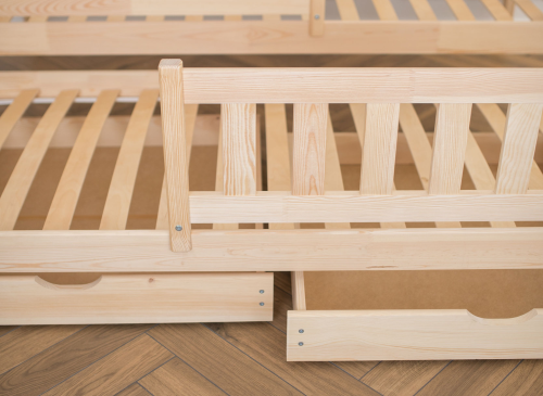 TYTUS 90x200 grenen uitschuifbaar tipi tweepersoonsbed Lano Meubels