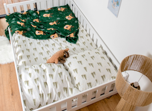 OTIS 120x200 wit Montessori vloerbed voor kinderen met boxomranding Lano Meubels