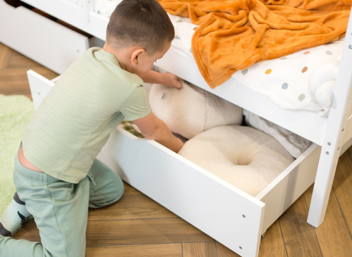 TERRY 80x190 wit eenpersoons kinderbed Lano Meubels