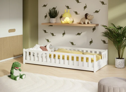 ZOYA 80x180 wit eenpersoons kinderbed Lano Meubels