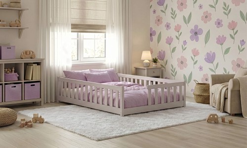 LEVI 140x200 kasjmier eenpersoons kinderbed Lano Meubels