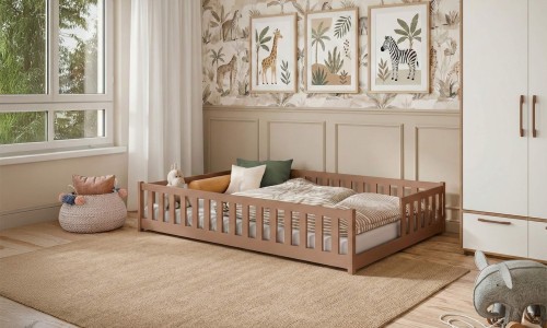 LEVI 140x200 kaneel eenpersoons kinderbed Lano Meubels