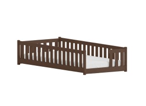 ZOYA 80x160 puur chocolade eenpersoons kinderbed Lano Meubels
