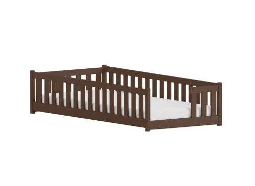 ZOYA 80x180 puur chocolade eenpersoons kinderbed Lano Meubels