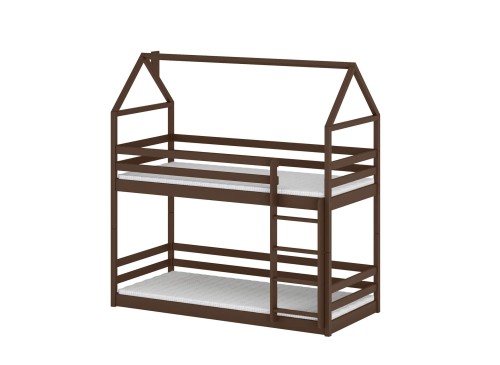 AXEL 80x190 puur chocolade huisjesbed Lano Meubels