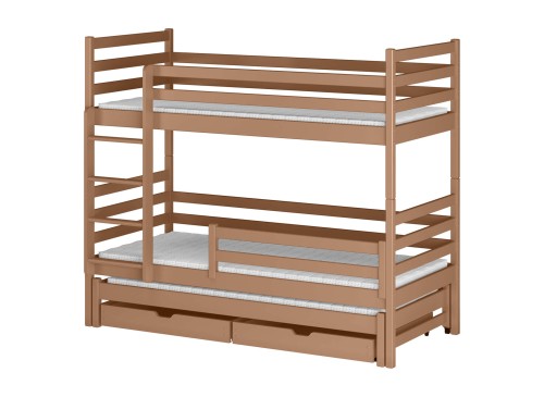 LUK 90x180 kaneel stapelbed Lano Meubels