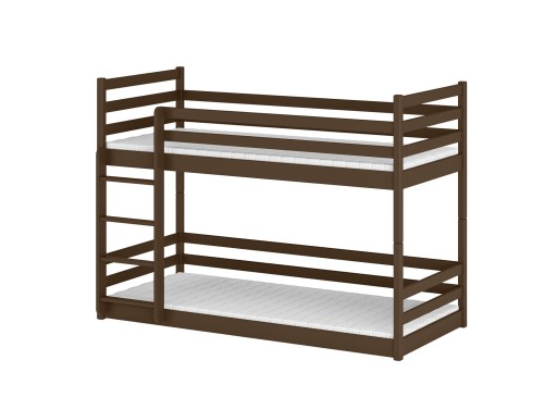 MINI 90x190 puur chocolade stapelbed Lano Meubels