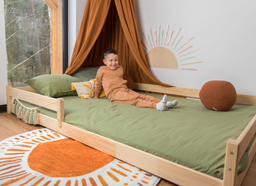 FINI 140x200 grenen Montessori vloerbed voor kinderen Lano Meubels