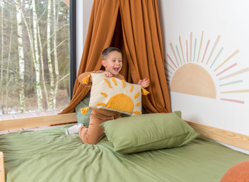 FINI 140x200 grenen Montessori vloerbed voor kinderen Lano Meubels