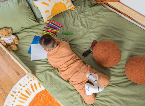 FINI 140x200 grenen Montessori vloerbed voor kinderen Lano Meubels