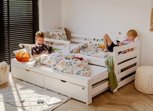 SENSO 90x200 wit uitschuifbaar tweepersoonsbed Lano Meubels