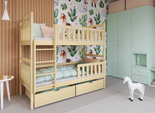 MONIKA 90x190 grenen stapelbed Lano Meubels