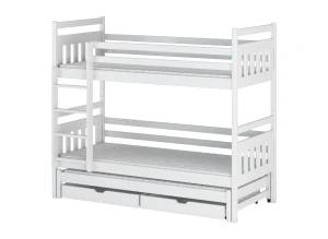 SEWERYN 90x200 wit stapelbed Lano Meubels