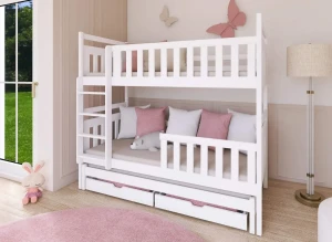 KLARA 90x180 wit stapelbed Lano Meubels