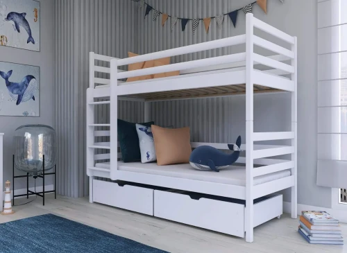 NEMO 90x190 wit stapelbed Lano Meubels