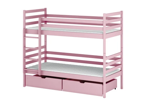 NEMO 80x170 roze stapelbed Lano Meubels