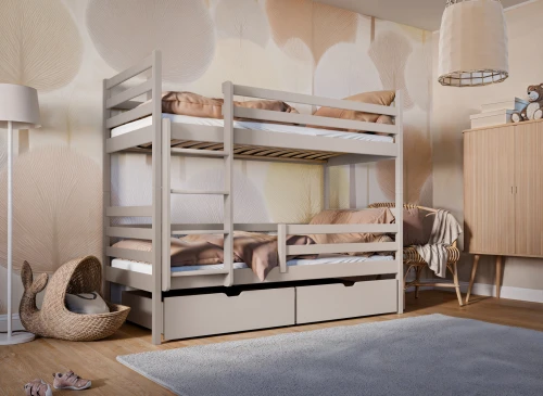NEMO 90x190 kasjmier stapelbed Lano Meubels