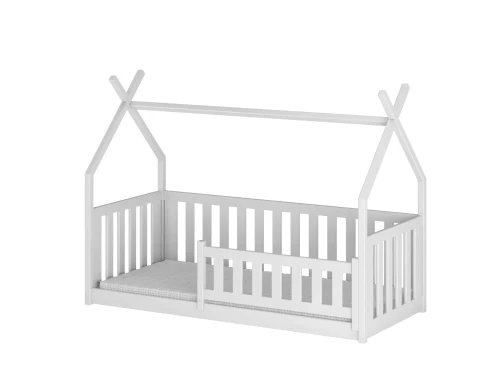 BOGUŚ 90x200 wit Montessori vloerbed voor kinderen tipi Lano Meubels