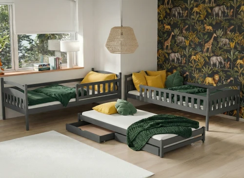 BLANKA 80x180 grafiet stapelbed Lano Meubels