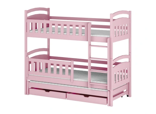 BLANKA 80x190 roze stapelbed Lano Meubels