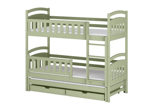 BLANKA 90x200 olijf stapelbed Lano Meubels