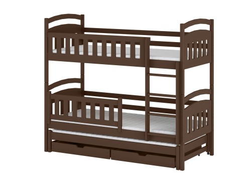 BLANKA 90x190 puur chocolade stapelbed Lano Meubels