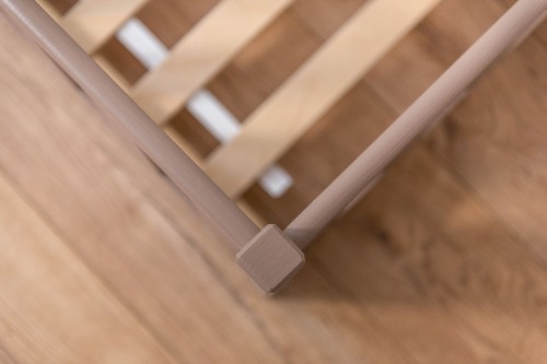 BELLA 90x190 melkchocolade Montessori vloerbed voor kinderen Lano Meubels
