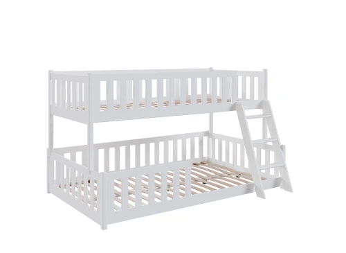 NICE 90x200/120x200 wit stapelbed met breder ligvlak Lano Meubels