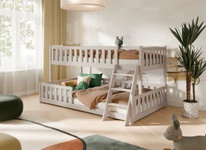 NICE 90x200/120x200 kasjmier stapelbed met breder ligvlak Lano Meubels