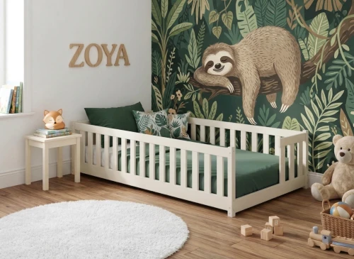 ZOYA 80x160 katoen eenpersoons kinderbed Lano Meubels