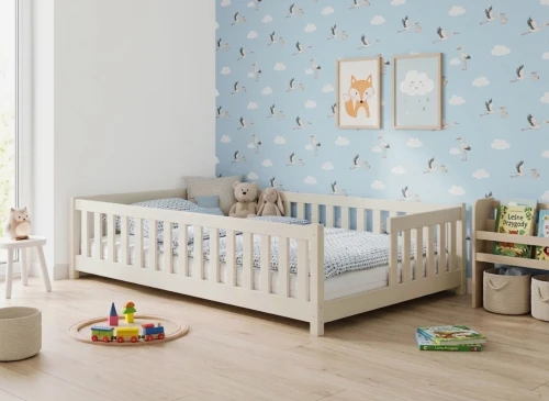 IVY 120x200 katoen eenpersoons kinderbed Lano Meubels